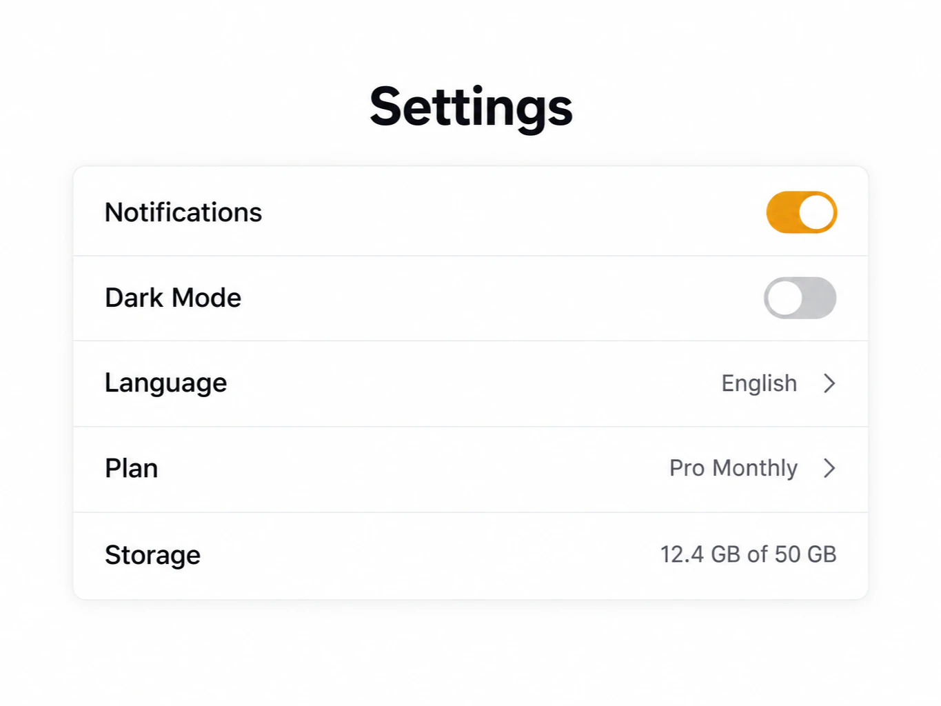 App 设置